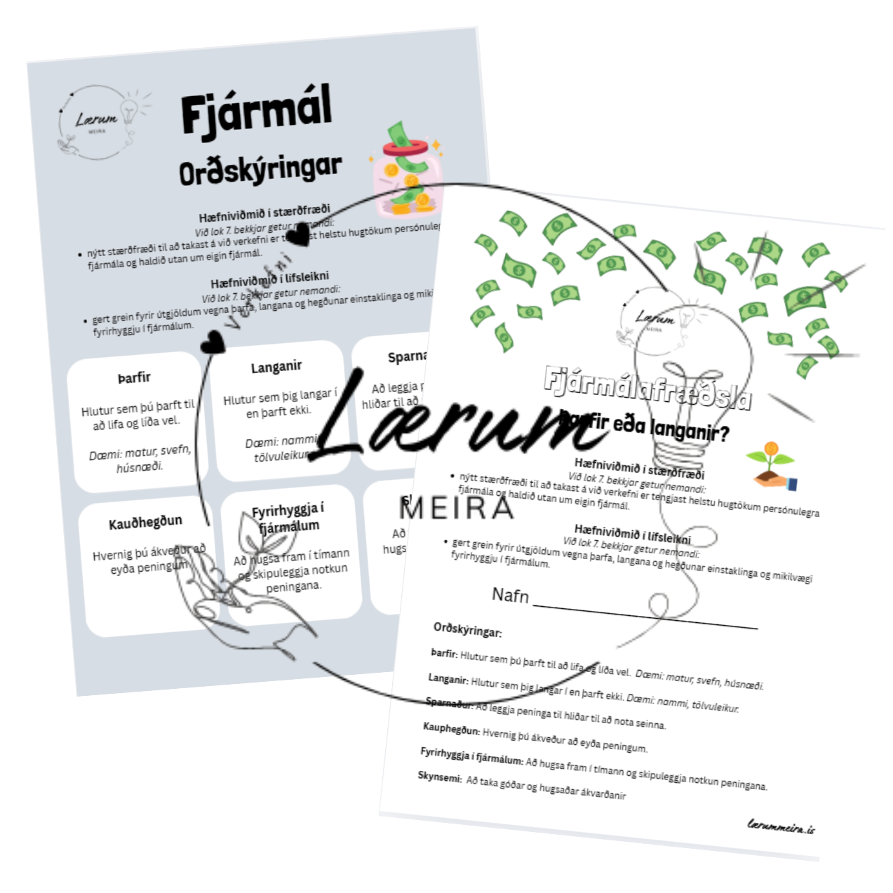 Fjármálafræðsla - Þarfir og langanir 💰