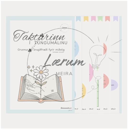 Takturinn í tungumálinu - Bragfræði fyrir miðstig