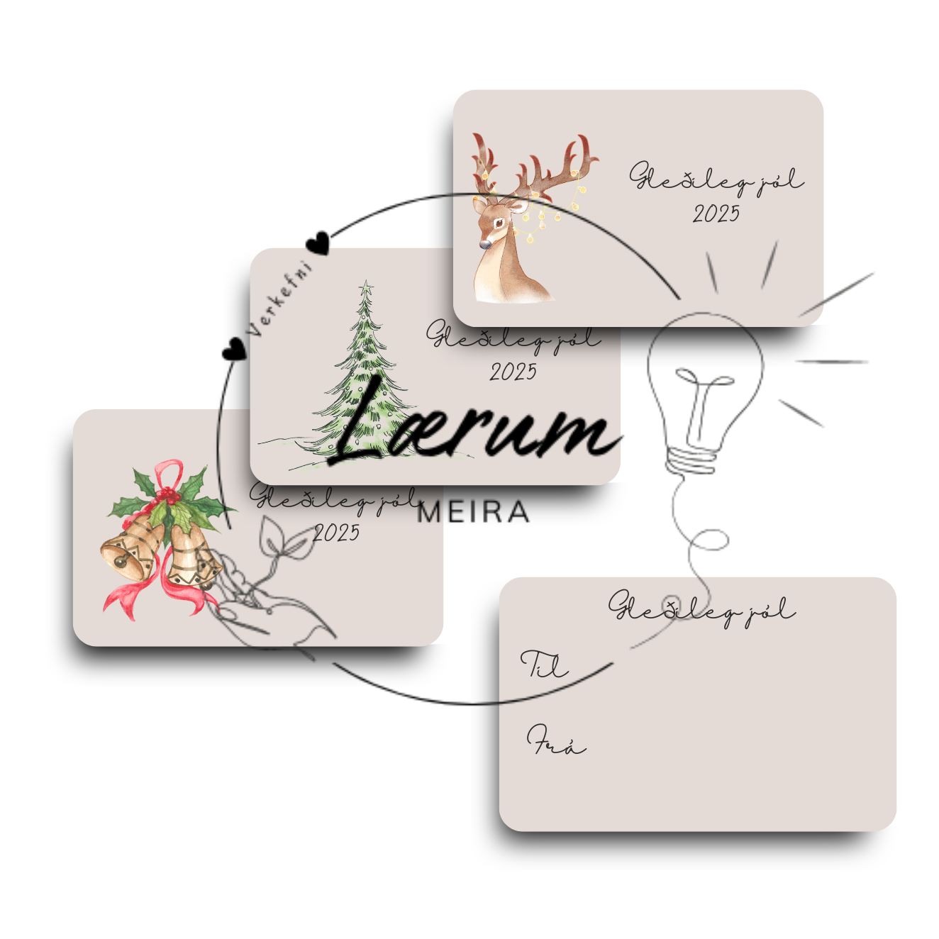 Jólamerkimiðar🎅(FRÍTT)