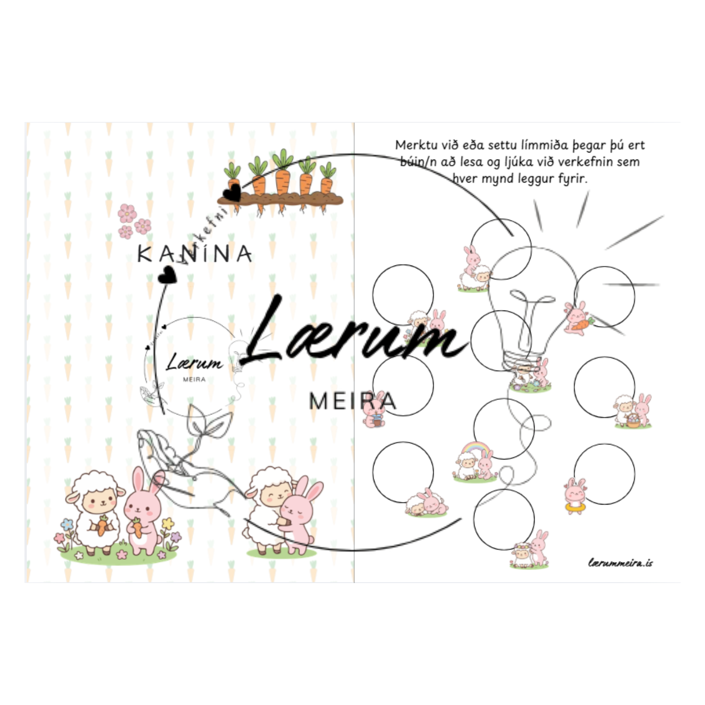 KA-NÍ-NA Lestrarhefti 🐰
