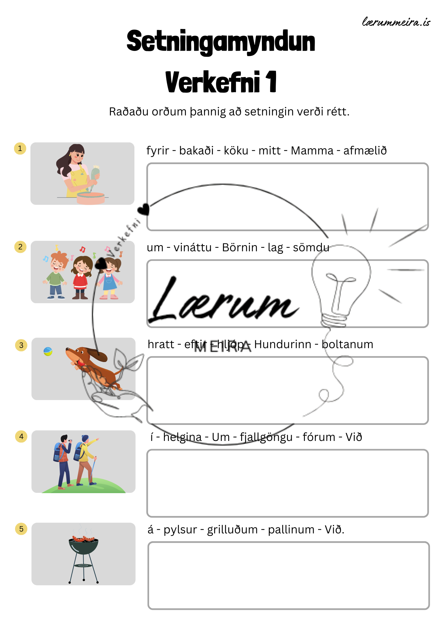 Setningamyndun